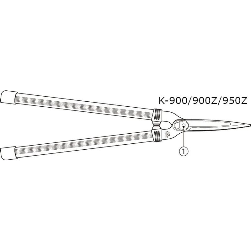 アルス 104492 K-800/900/950 センタ-ネジナット 999K801 1個(ご注文単位1個)【直送品】