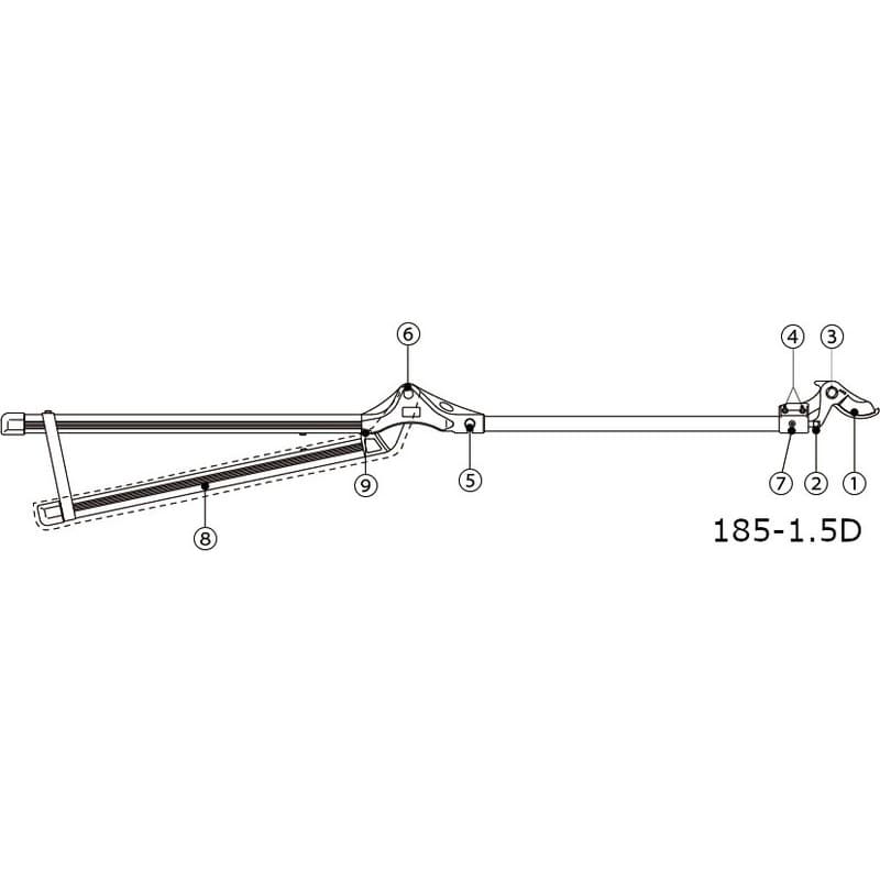 アルス 104553 185 ロッドキャップ #99918502 1個(ご注文単位1個)【直送品】