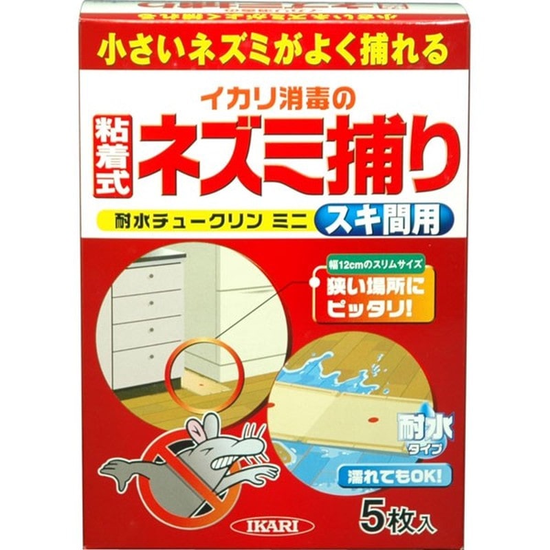 イカリ消毒 205086 イカリ 耐水チュークリンミニ スキ間用 5枚入 1個（ご注文単位1個）【直送品】