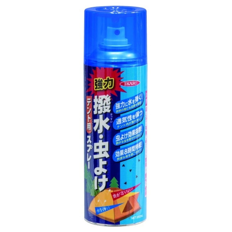 イカリ消毒 205680 イカリ テント用撥水虫よけスプレー 250ml 1個（ご注文単位1個）【直送品】