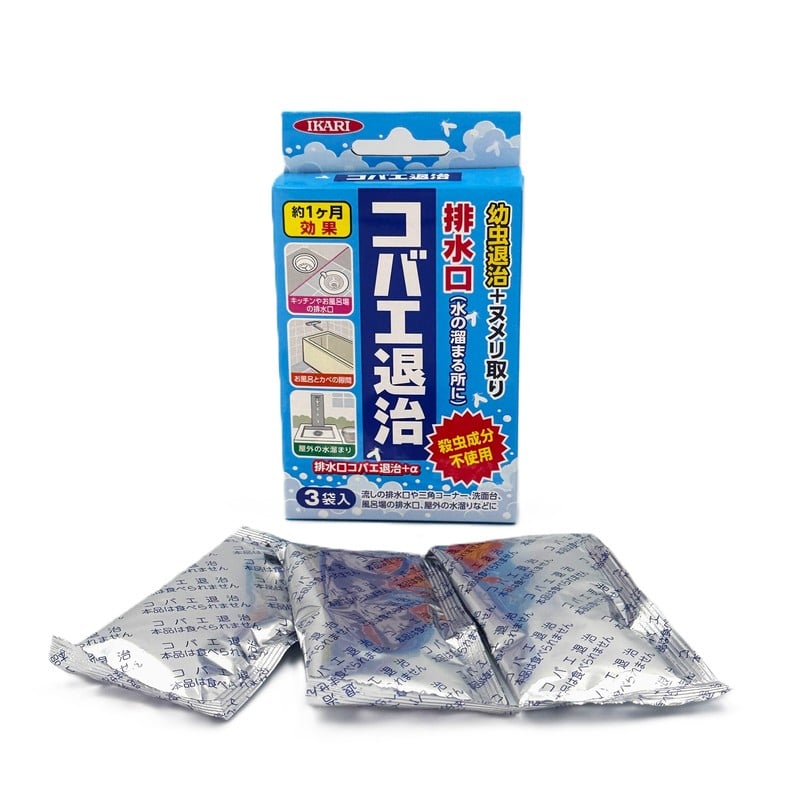 イカリ消毒 275012 排水口コバエ退治+α 1個（ご注文単位1個）【直送品】