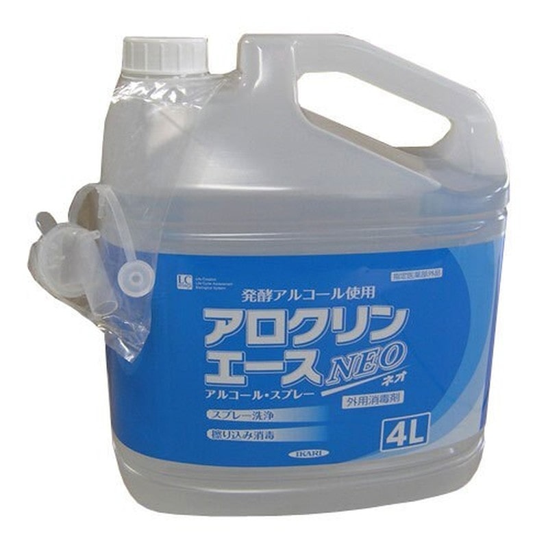 イカリ消毒 205661 イカリアロクリンエースネオ詰替用4L 1個（ご注文単位1個）【直送品】