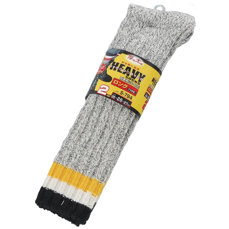 おたふく手袋 211471 ウール混太編みロングソックス S-794 1個（ご注文単位1個）【直送品】