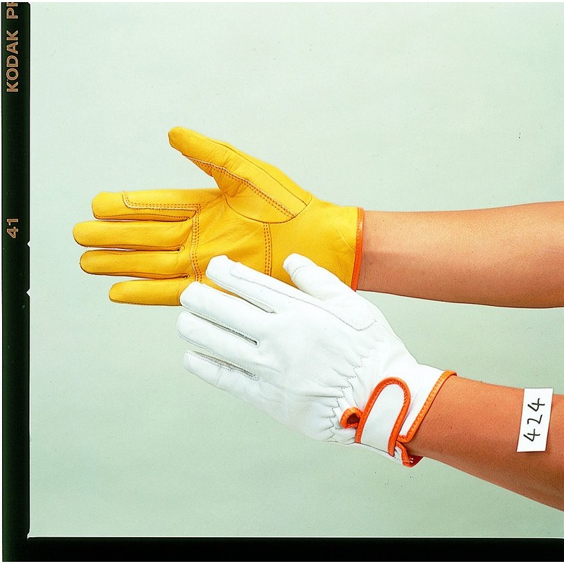 おたふく手袋 2110037 高級牛革強化当革付 マジック #424 1個(ご注文単位1個)【直送品】