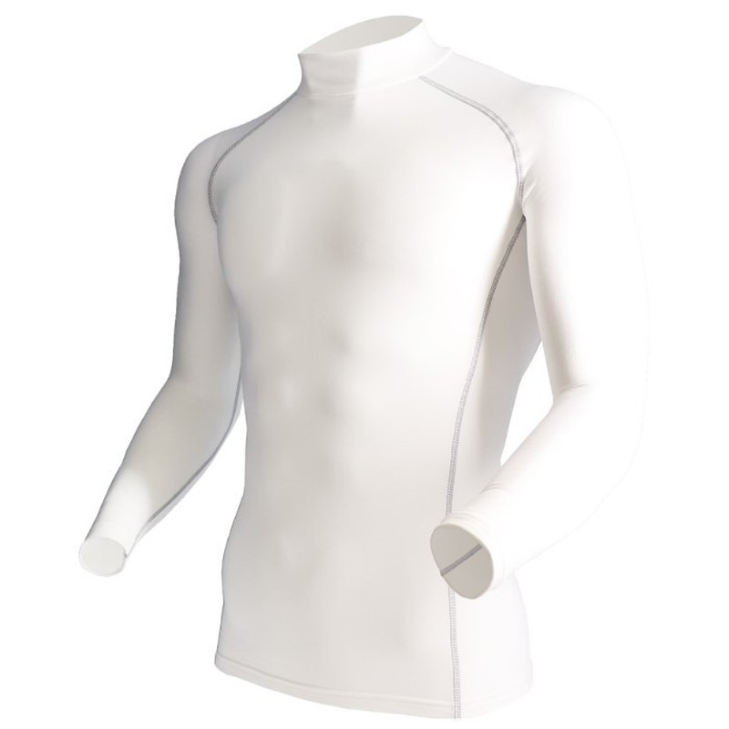 おたふく手袋 2110690 BTパワーストレッチ ハイネックシャツ WH L JW-170 1個（ご注文単位1個）【直送品】