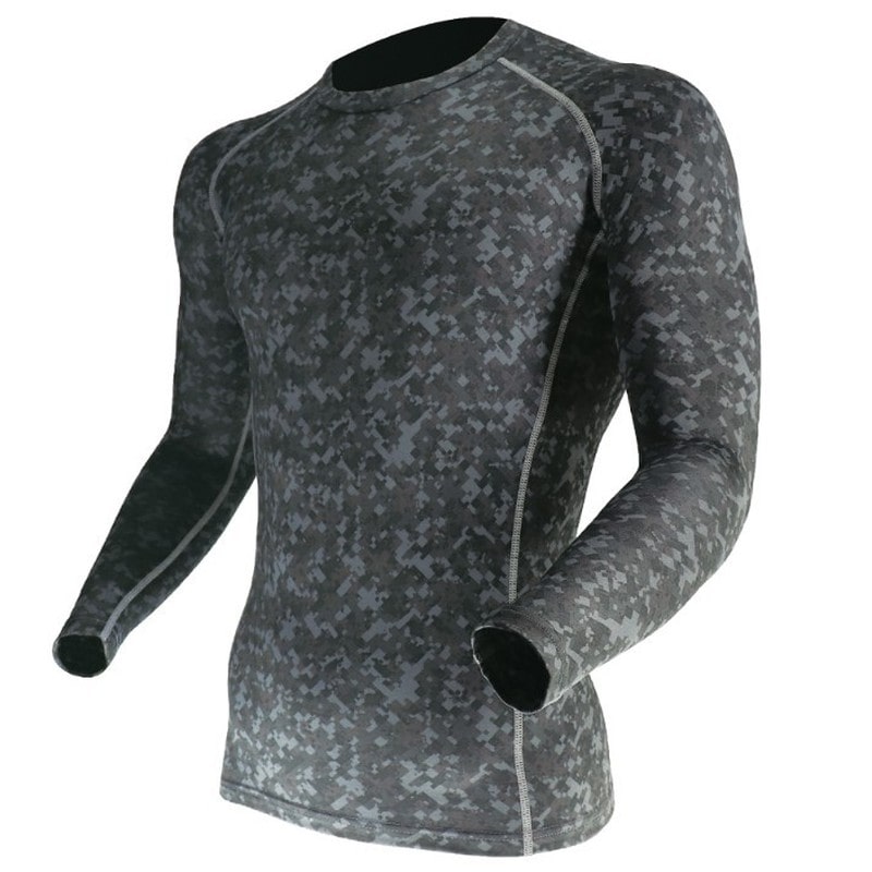 おたふく手袋 2113357 BTパワーストレッチ クルーネックシャツ 迷彩 S JW-174 1個(ご注文単位1個)【直送品】