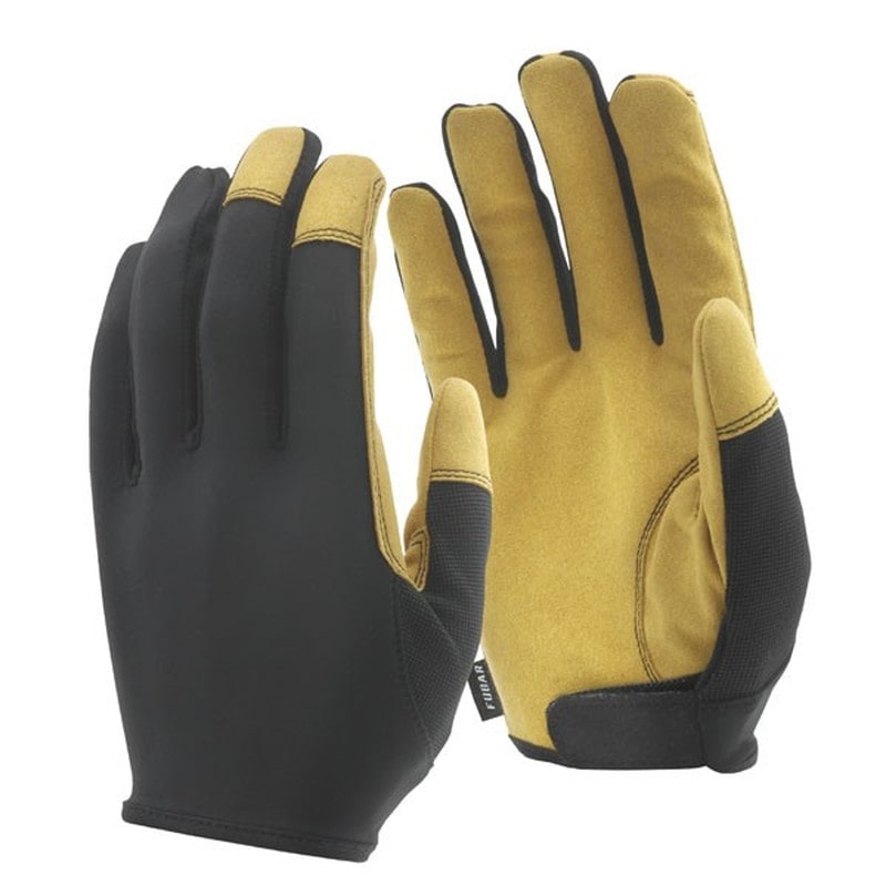 おたふく手袋 2113671 マイクロインサイドベルト 黒×キャメル S FB-51 1個(ご注文単位1個)【直送品】