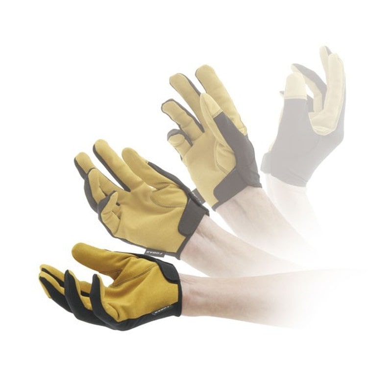 おたふく手袋 2113671 マイクロインサイドベルト 黒×キャメル S FB-51 1個（ご注文単位1個）【直送品】