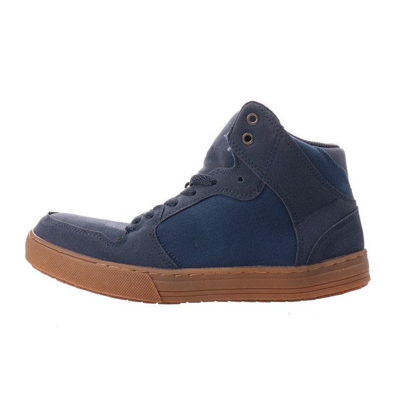 おたふく手袋 2114305 FB-822ワークシューズ ミドルカット紺25.0 1個(ご注文単位1個)【直送品】