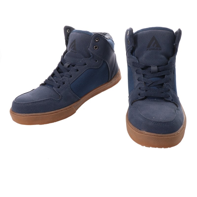 おたふく手袋 2114308 FB-822ワークシューズ ミドルカット紺26.5 1個（ご注文単位1個）【直送品】