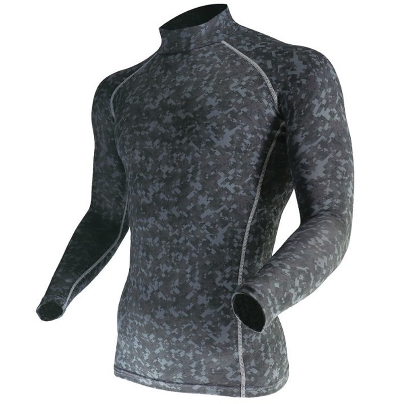 おたふく手袋 2116098 BTパワーストレッチ ハイネックシャツ 迷彩 3L JW-170 1個（ご注文単位1個）【直送品】