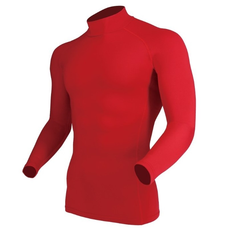 おたふく手袋 2116329 BTパワーストレッチ ハイネックシャツ RD LL JW-170 1個（ご注文単位1個）【直送品】