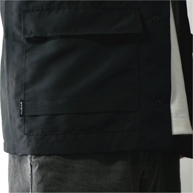 おたふく手袋 2118059 ユーティリティー カーゴベスト ブラック Mサイズ FB-240 1個(ご注文単位1個)【直送品】