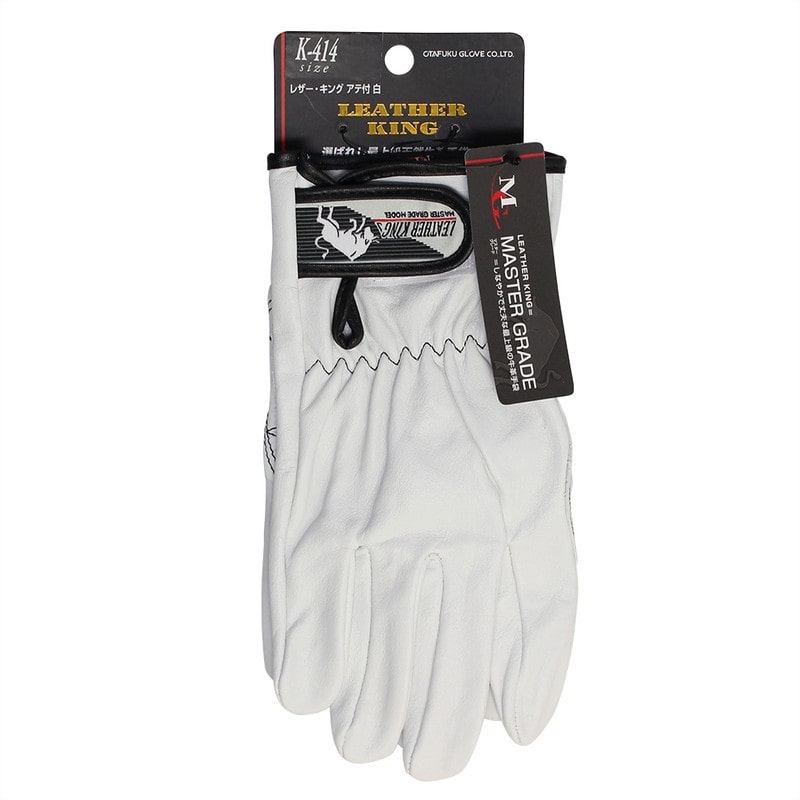 おたふく手袋 211885 レザーキング アテ付 K-414 1個（ご注文単位1個）【直送品】