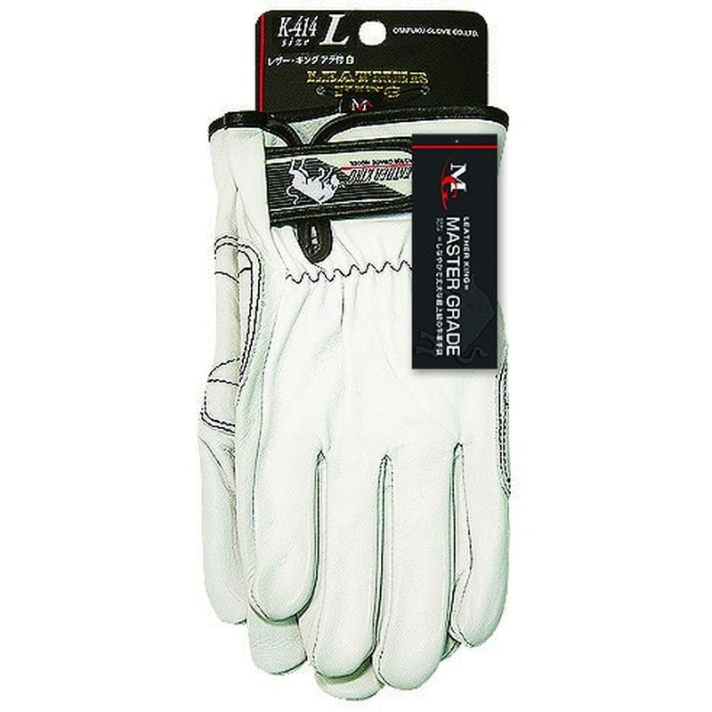 おたふく手袋 211886 レザーキング アテ付 K-414 1個（ご注文単位1個）【直送品】