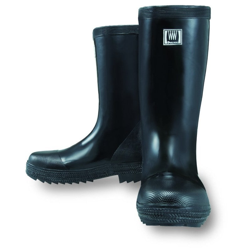 おたふく手袋 211983 安全軽半ゴム長靴 WW-711 1個(ご注文単位1個)【直送品】