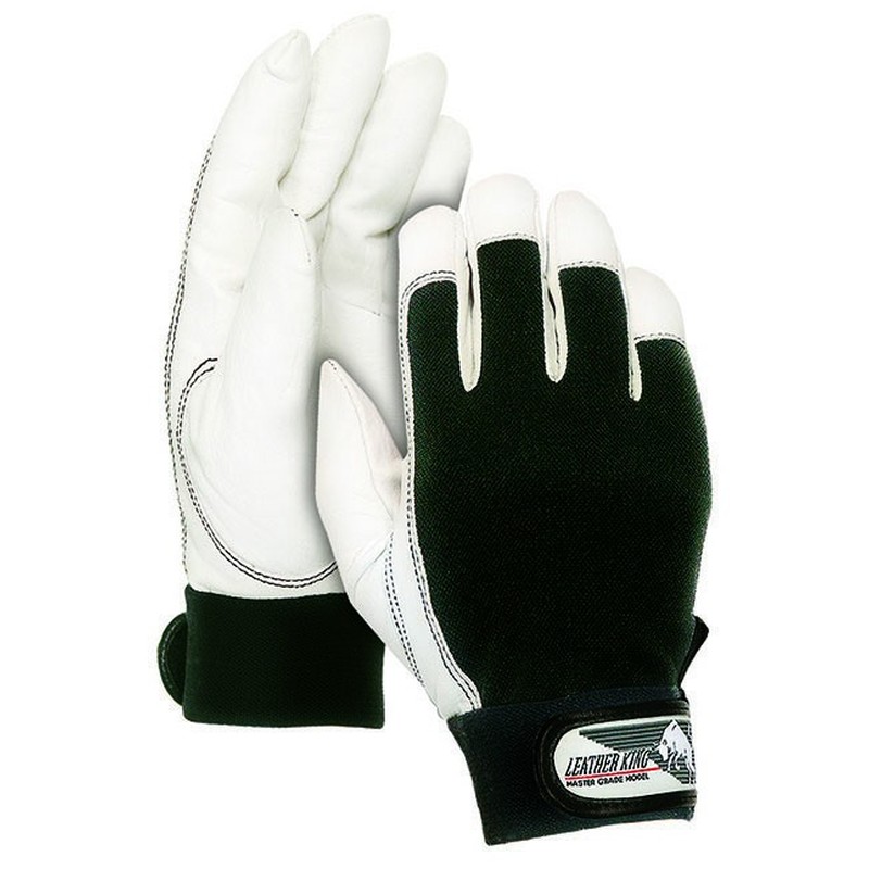 おたふく手袋 211888 レザーキング 甲メリ K-419 1個（ご注文単位1個）【直送品】