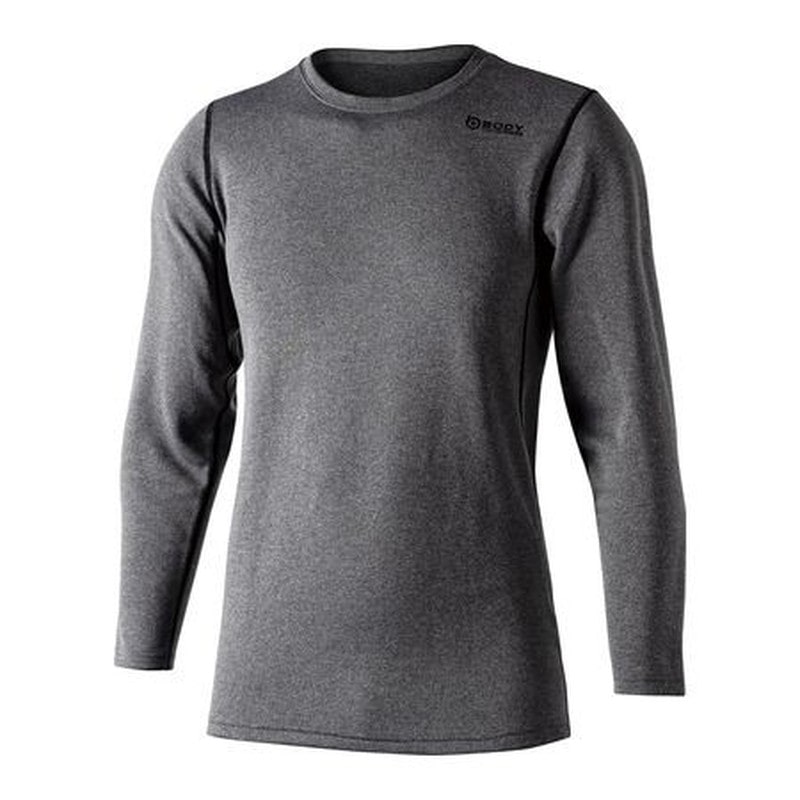 おたふく手袋 2113712 JW-180 ロングクルーネック L グレーBK 1個（ご注文単位1個）【直送品】