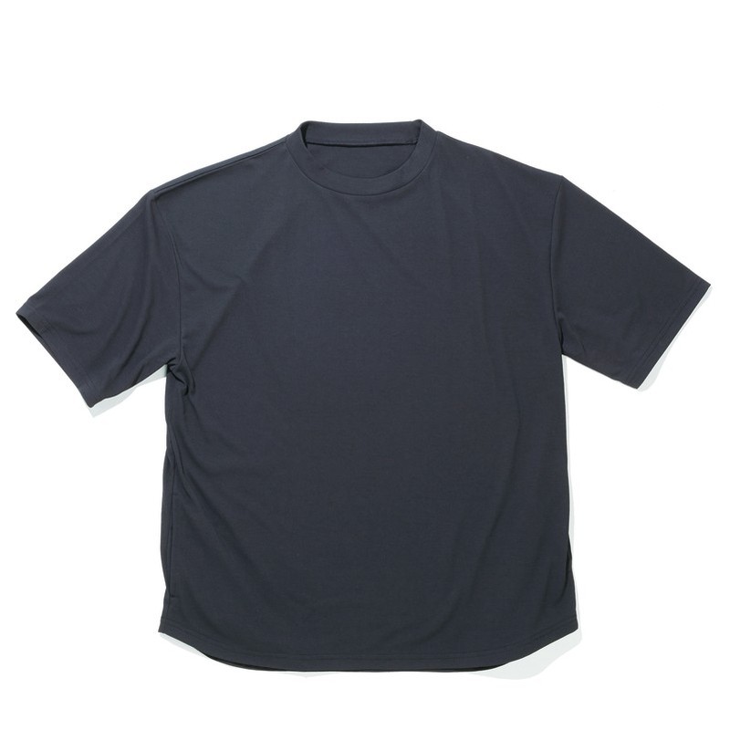 おたふく手袋 2118066 ブオーバー5分袖 クールTシャツ チャコール S FB-710 1個（ご注文単位1個）【直送品】