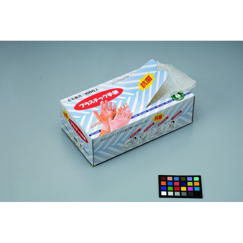 おたふく手袋 210210 抗菌プラスチックディスポ手袋100枚入 #250 1個(ご注文単位1個)【直送品】
