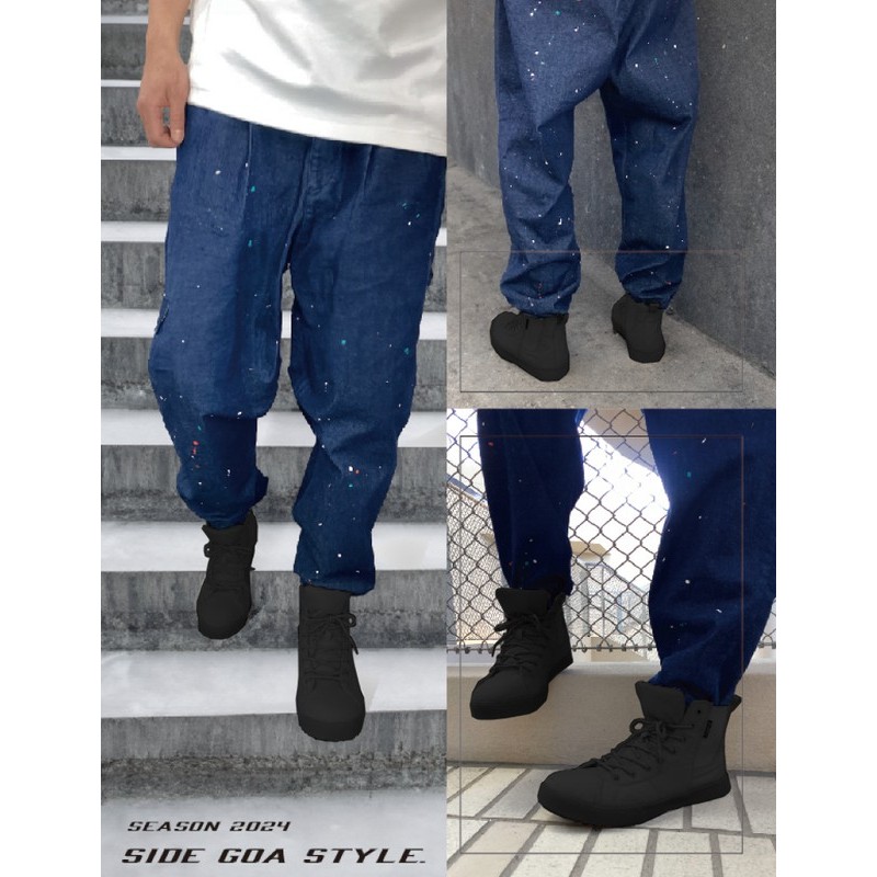 おたふく手袋 2117767 ワークシューズキャンバスハイカットBK24.5cm FB-846 1個（ご注文単位1個）【直送品】