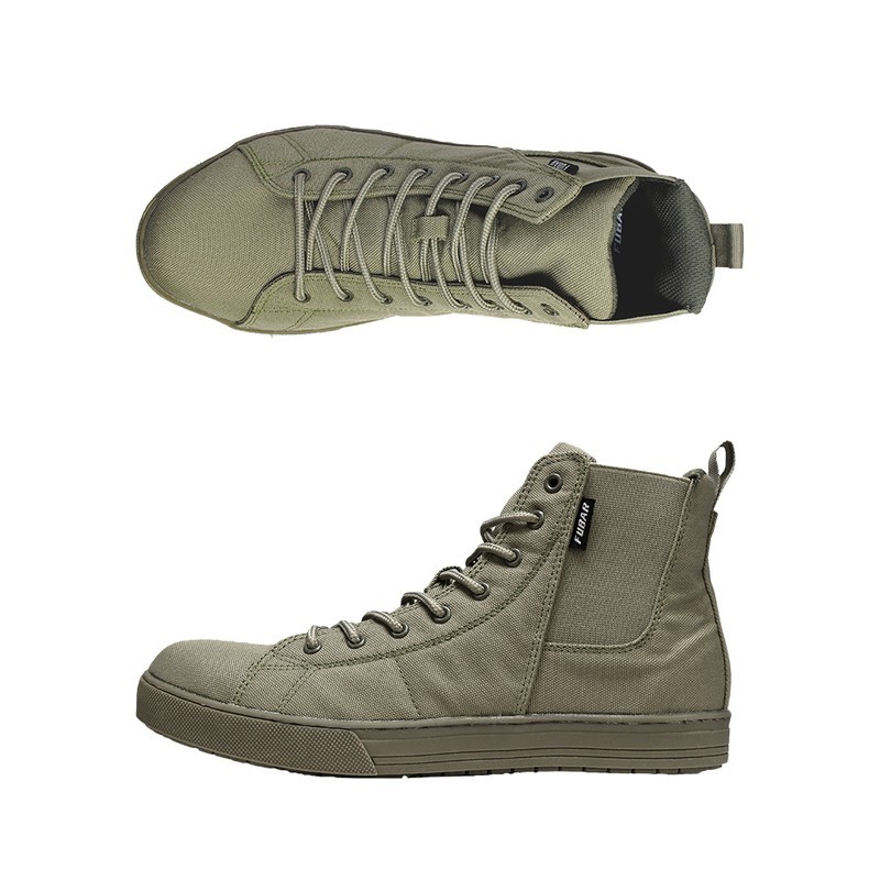 おたふく手袋 2117781 ワークシューズキャンバスハイカットOV26.0cm FB-846 1個(ご注文単位1個)【直送品】