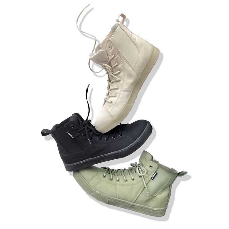 おたふく手袋 2117783 ワークシューズキャンバスハイカットOV27.0cm FB-846 1個(ご注文単位1個)【直送品】