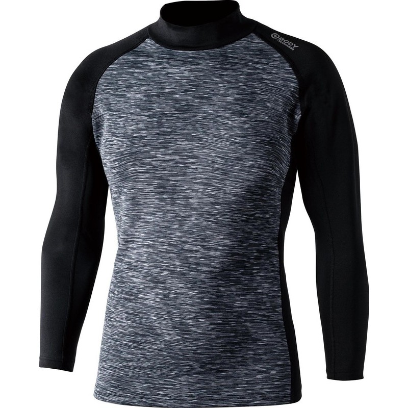 おたふく手袋 2113732 JW-186ロングスリーブハイネックLカモフラ黒 1個(ご注文単位1個)【直送品】