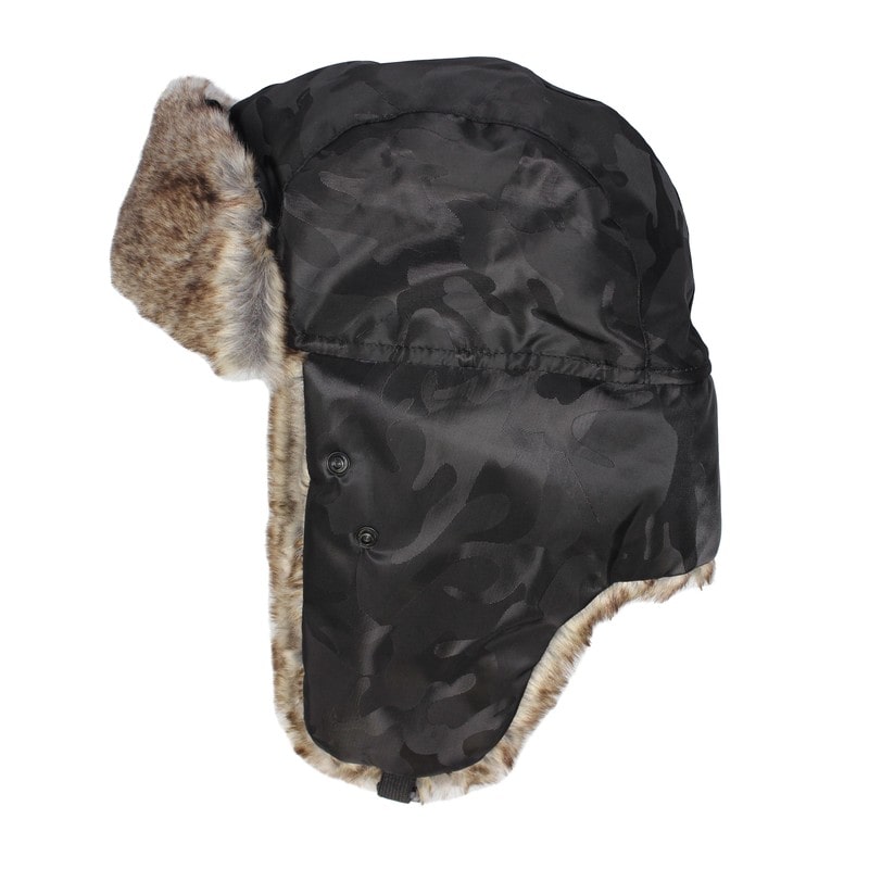 おたふく手袋 2117304 パイロットキャップ ブラック B-17 1個(ご注文単位1個)【直送品】