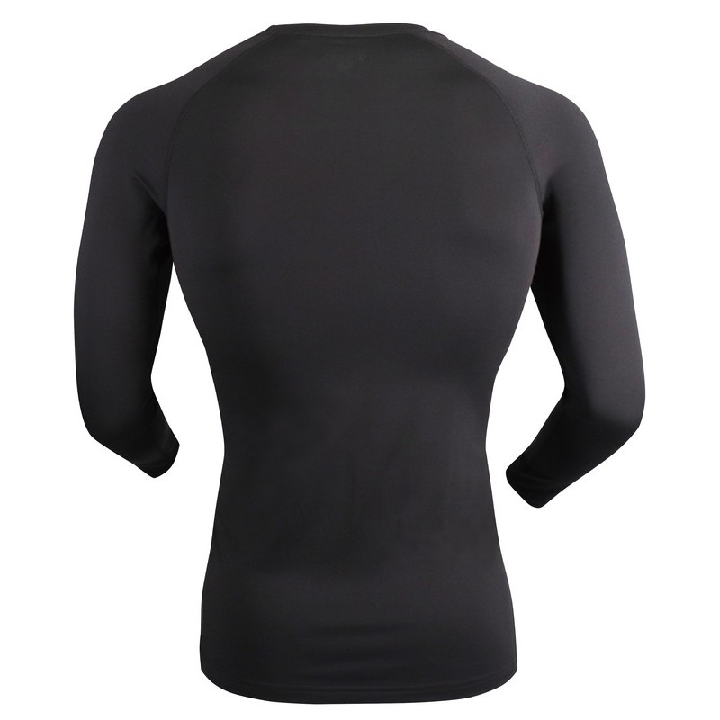 おたふく手袋 2118084 ロングスリーブ クルーネックシャツ BK Lサイズ JW-582 1個（ご注文単位1個）【直送品】