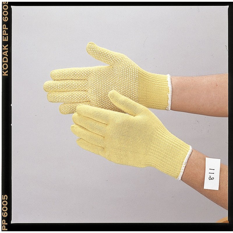 おたふく手袋 210362 スーパーアラミド薄手袋スベリ止付 #811 1個(ご注文単位1個)【直送品】