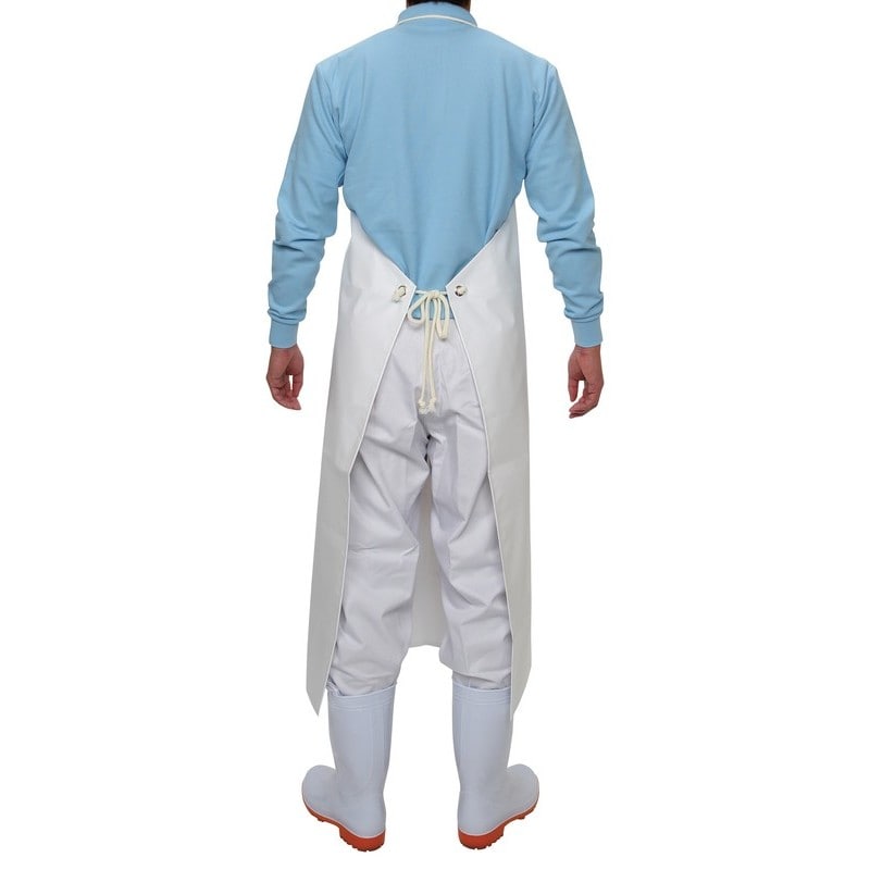 おたふく手袋 2110426 軽量耐油前掛け 胸付 #6180 1個（ご注文単位1個）【直送品】