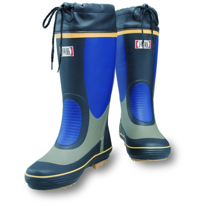 おたふく手袋 2110637 カラーブーツ 24.5 ネイビー JW-730 1個（ご注文単位1個）【直送品】