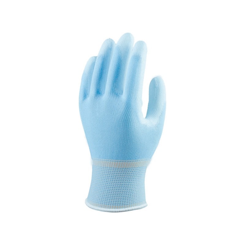 おたふく手袋 2113380 13Gウレタン背抜き手袋10P S ブルー A-384 1個（ご注文単位1個）【直送品】