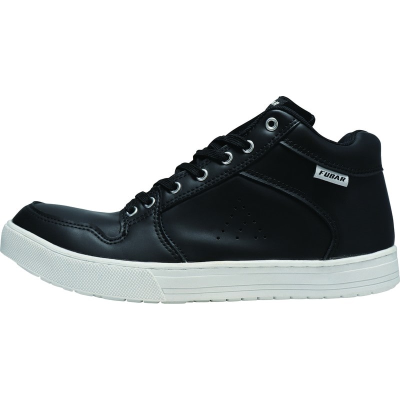 おたふく手袋 2116508 ワークシューズ ミドルカット BK 25.0cm FB-841 1個(ご注文単位1個)【直送品】