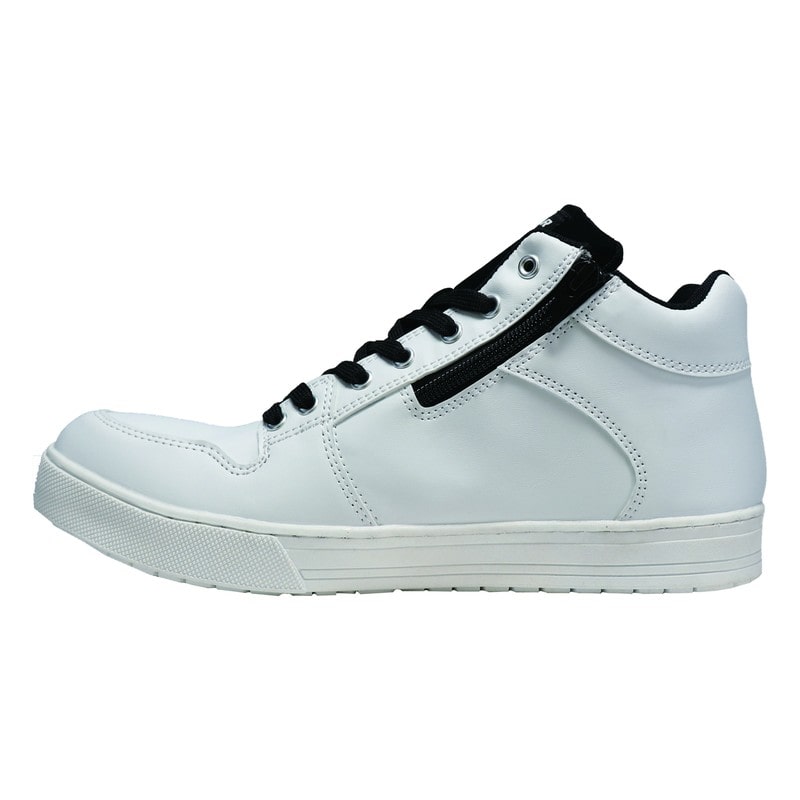 おたふく手袋 2116515 ワークシューズ ミドルカット WH 24.5cm FB-841 1個(ご注文単位1個)【直送品】