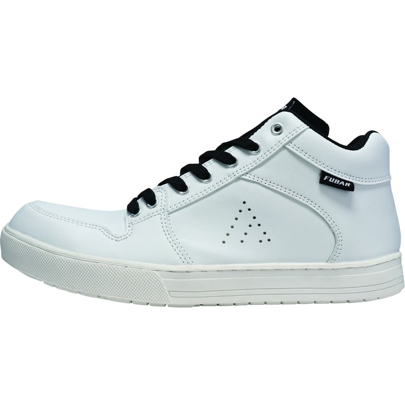 おたふく手袋 2116515 ワークシューズ ミドルカット WH 24.5cm FB-841 1個(ご注文単位1個)【直送品】