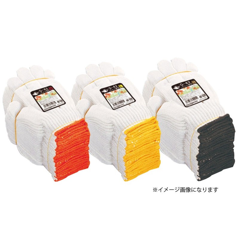 おたふく手袋 2115543 G-42 モミジ軍手 ダース M 1個（ご注文単位1個）【直送品】