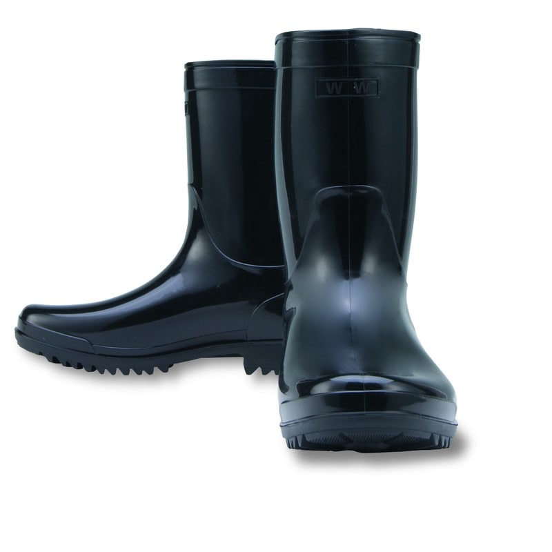 おたふく手袋 2111490 作業半長靴 26.5 黒 WW-724 1個(ご注文単位1個)【直送品】