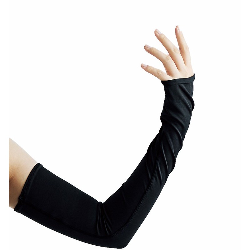 おたふく手袋 2118125 バグクリア アームカバー レディース BK フリー JW-637 1個(ご注文単位1個)【直送品】