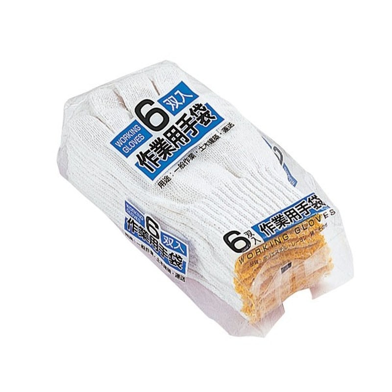 おたふく手袋 2110110 作業手袋紳士用 6双組 #687 1個（ご注文単位1個）【直送品】