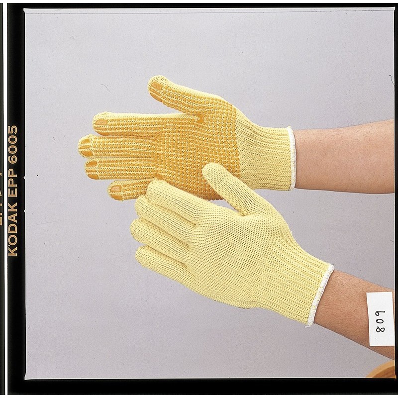 おたふく手袋 2110261 スーパーアラミド手袋スベリ止付 #809 1個（ご注文単位1個）【直送品】