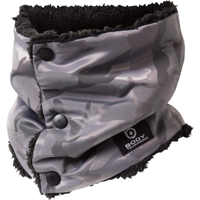 おたふく手袋 2113989 JW-117 防風ネックウォーマー 迷彩 グレー 1個(ご注文単位1個)【直送品】