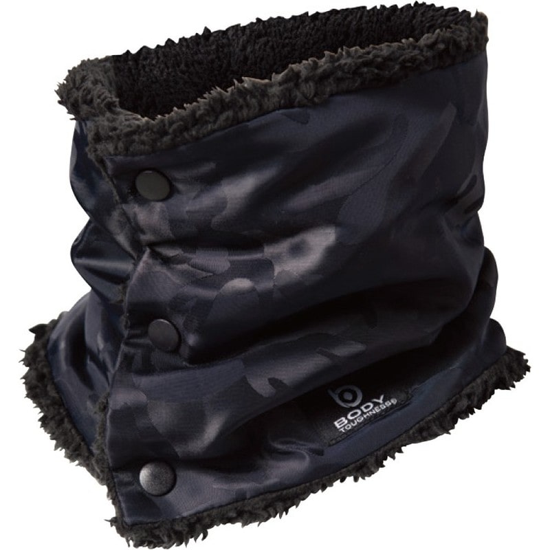 おたふく手袋 2113990 JW-117 防風ネックウォーマー 迷彩 ネイビー 1個(ご注文単位1個)【直送品】