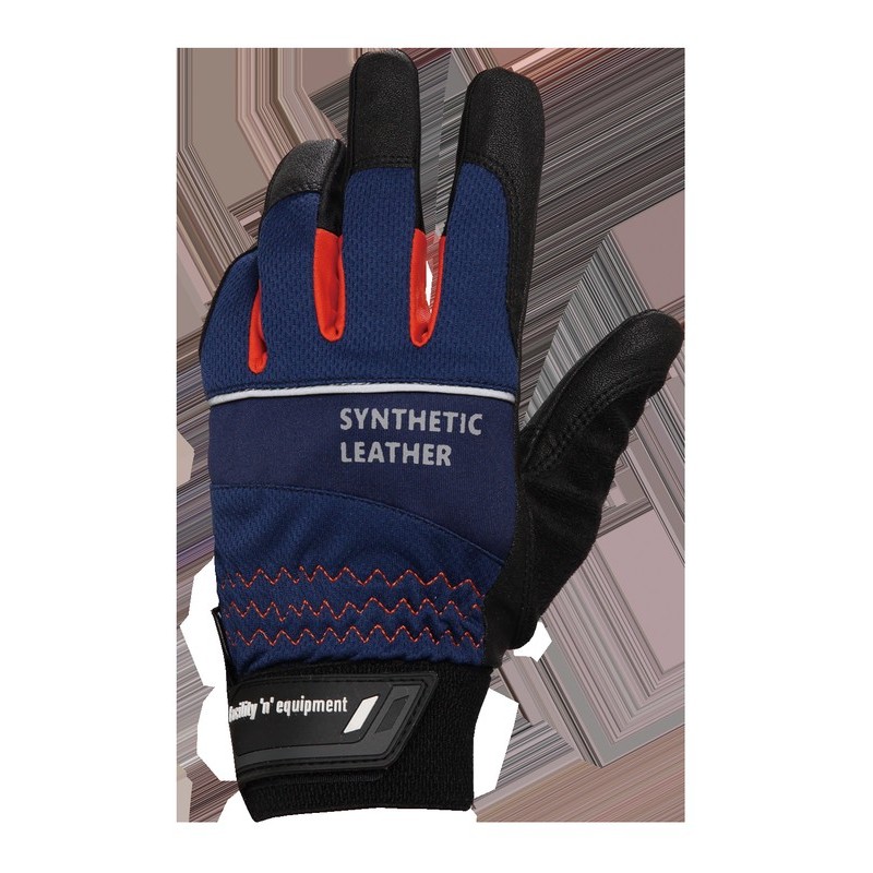 おたふく手袋 2115371 K-82 PU手袋 スタンダード黒×ネイビー LL 1個（ご注文単位1個）【直送品】