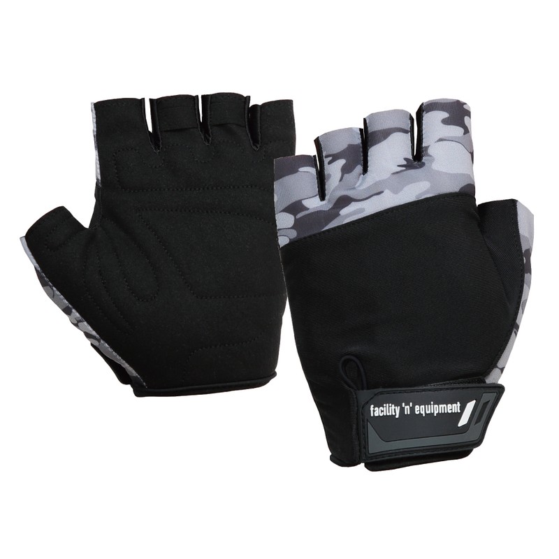 おたふく手袋 2115379 K-83 指出しMF手袋 ブラック×カモフラ L 1個（ご注文単位1個）【直送品】