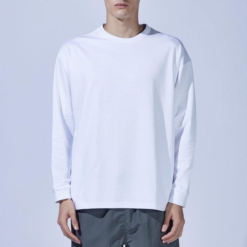 おたふく手袋 2117417 オーバーサイズロングスリーブクールTシャツWH3L FB-701 1個（ご注文単位1個）【直送品】