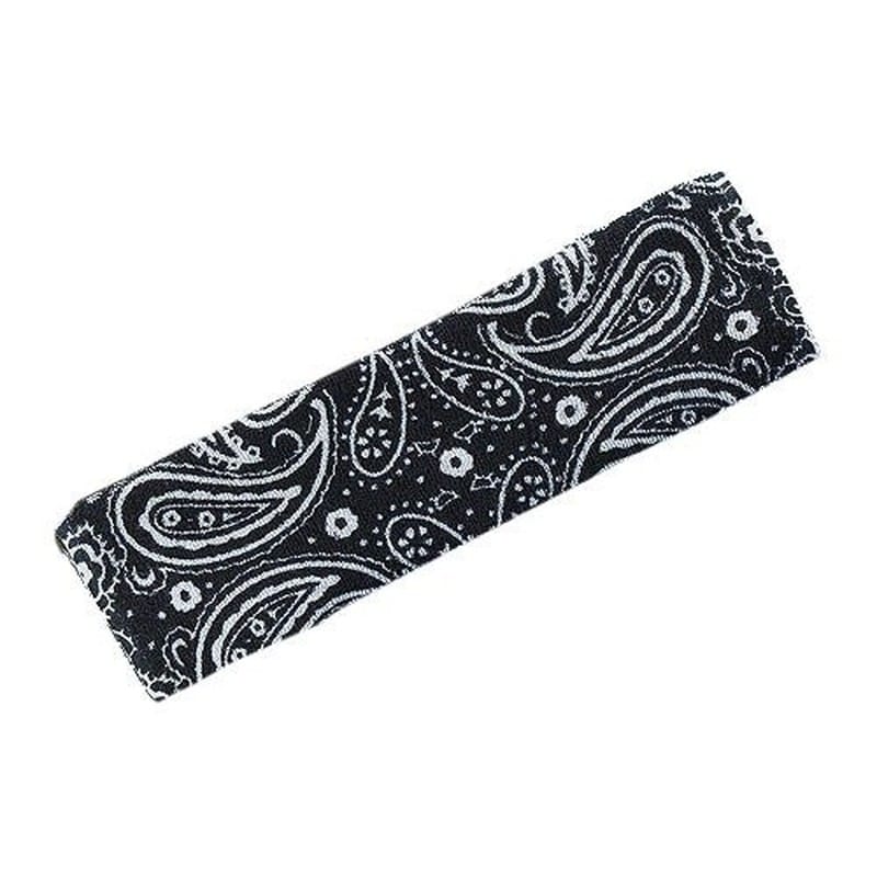 おたふく手袋 2110876 2290PB ペイズリー黒 プリントタオル 1個（ご注文単位1個）【直送品】