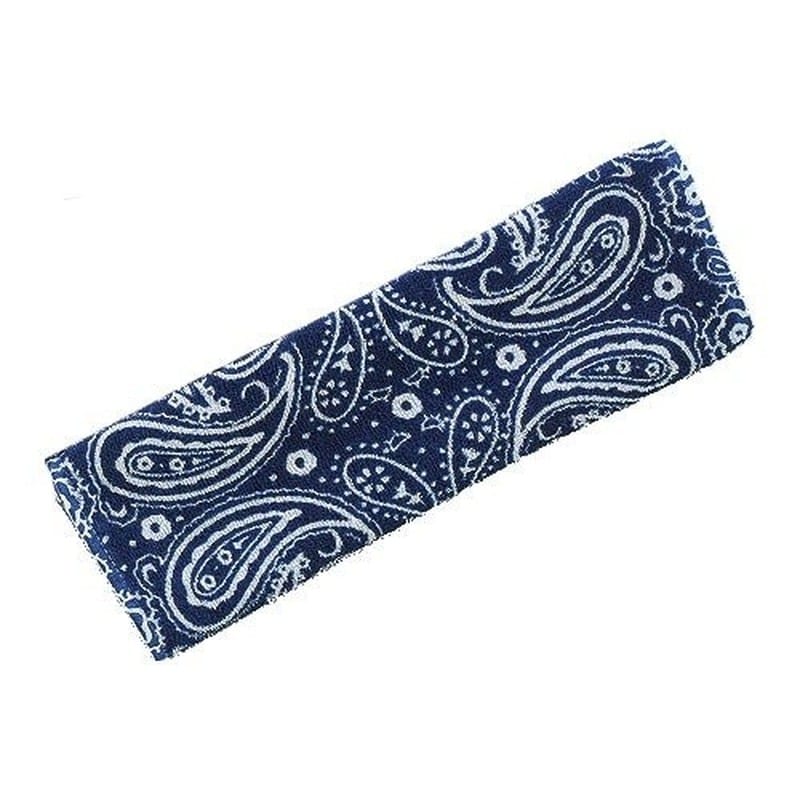 おたふく手袋 2110877 2290PK ペイズリーネイビー プリントタオル 1個（ご注文単位1個）【直送品】