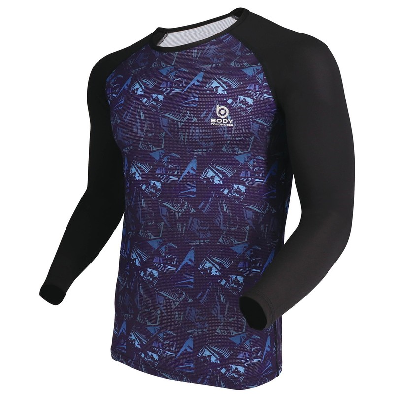 おたふく手袋 2116452 ロングスリーブクルーネックシャツジオパープル M JW-606 1個(ご注文単位1個)【直送品】